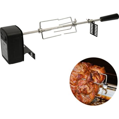 Automatic BBQ Grill Rotisserie Electric BBQ Motor Metal Outdoor Spit Roaster Rod Charcoal Pig Chicken Beef Camping Cooking Tools
