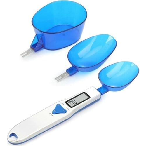 Digital LCD Scale Spoon 0.1g High Accurate Kitchen Spoon Scale Electronic Measuring Spoon Scales+3pcs Detachable Weighing Spoons