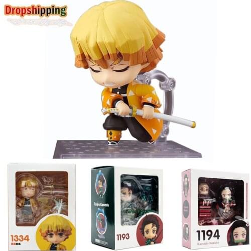 Demon Slayer Kimetsu No Yaiba Kamado Nezuko 1194 Tanjirou 1193 Zenitsu Agatsuma 1334 PVC Action Figure Collectible Model Toy
