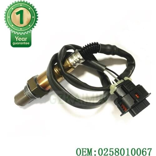 Oxygen Sensor Lambda OEM 0258010067 55562205 For Chevrolet Aveo Opel Agila Astra For Chevrolet Cruze 1.6 Cadillac CTS 03-04