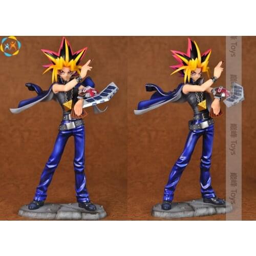 Classic Japan Game Anime Comic Duel Monsters Yu Gi Oh King of Game Mutou Yugi Atum Duel Monsters 9" Figure Model Toys