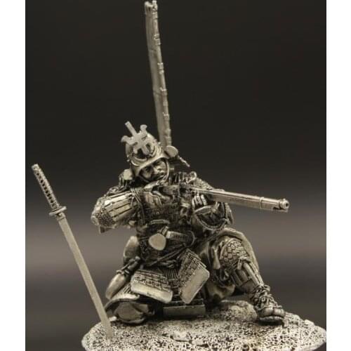 1/18 90mm Tin Metal Ancient Soldier Model Japan Warring States Iron Cannon Samurai Birthday Present Featured Gifts Decorative