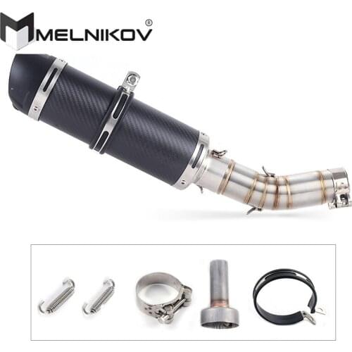 Motorcycle Exhaust Muffler Escape Link Middle Pipe DB-KILLE Slip On For Suzuki GSX250R GSX 250R GSX250 GW250 R Exhaust