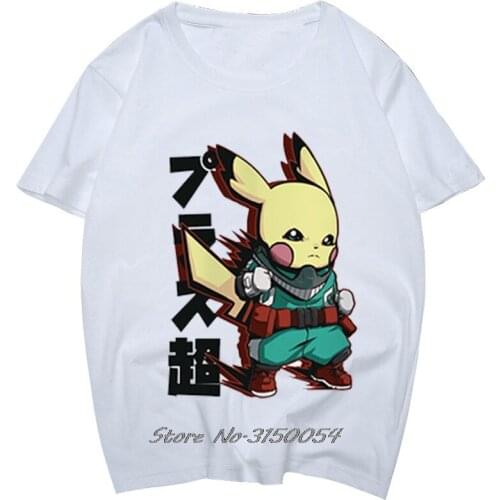 New Fashion My Hero Academia T-shirt Hip Hop Brand Cool T Shirt Anime Boku No Hero Academia Funny Fashion Women Men Tshirt Tees