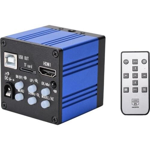 Full HD 37MP 2K 1080P 60FPS Industry Video Microscope Camera HDMI-compatible USB Magnifier Chip for Phone Repair