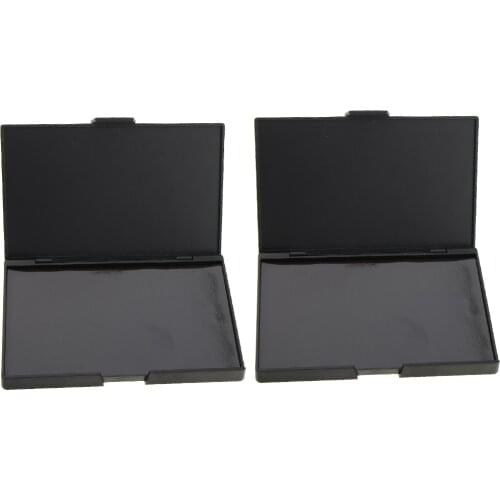 2Pcs Empty Magnetic Palette Boxes For Eyeshadow Powder Makeup Case