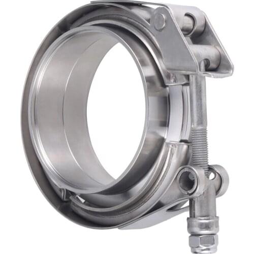 Stainless steel 2.35 inch step flange Quick opening Vband clamp flange assembly