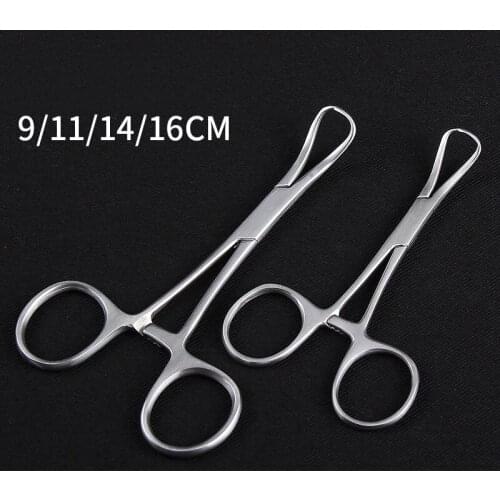 Spa Towel Pliers Stainless Steel Medical Grasping Cloth Instruments and Tools