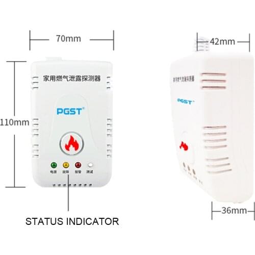 PT-200 Intelligent Gas Alarm Home Liquefied Natural Gas Biogas Methane Liquefied Detector