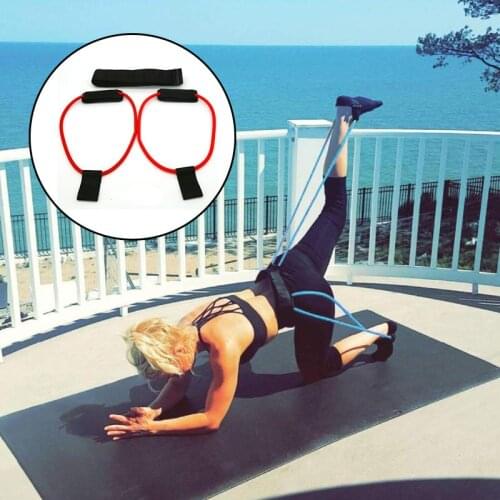 Fitness Women Resistance Bands body Butt Band Adjustable Waist Belt Pedal Exerciser For Home Gym Weight Yoga Pull Rally Band