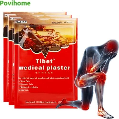 24Pcs Herbal Analgesic Patch Knee Joint Muscle Sprain Pain Relief Plaster Arthritis Rheumatism Bone Pain Body Massage Care Paste