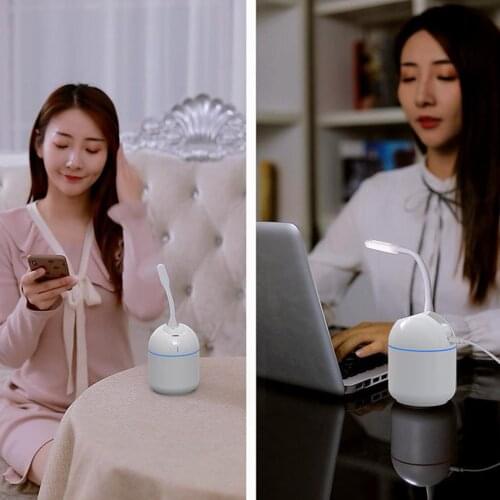 250ML USB Humidifier Ultra Quiet Portable Air Humidifier Cool Mist Diffuser Sprayer Humidificador for Home Office Difusor