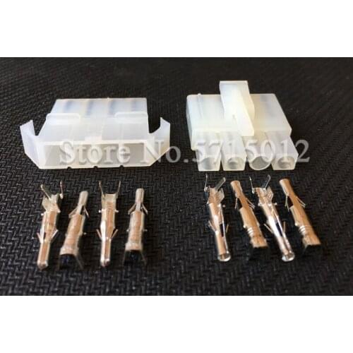 5 set 4 Hole 4 Way Female And Male Big Tamiya Connector Kits Large Tamiya L6.2 6.2MM Socket Plug