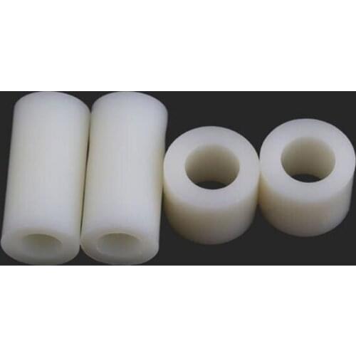 50pcs M4 ID round spacer 7mm OD nylon casing gaskets column plastic round hole pillar ABS washers