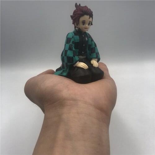 Anime Demon Slayer Kimetsu No Yaiba Kamado Tanjirou Kamado Nezuko action Toys for Kids Collectible Model PVC action Figure 13cm