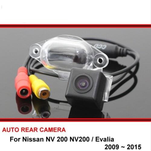For Nissan NV 200 NV200 / Evalia 2009~2015 Night Vision Waterproof Car Reverse Backup Rearview Parking Rear View Camera HD CCD