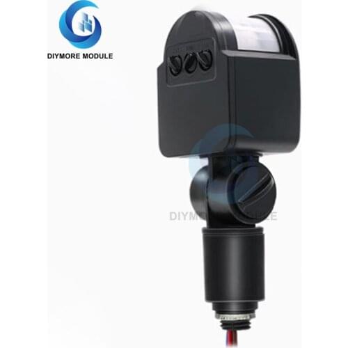 Motion Sensor Light Switch Outdoor AC 85V-265V Automatic Infrared PIR Motion Sensor Switch With LED Light