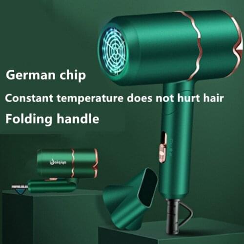 800W Professional Salon Hair Dryer 2 in 1 Hot Air Brush Hair Dryers Negative Ionic Hair Blow Dryer Strong Wind Hot Dryer