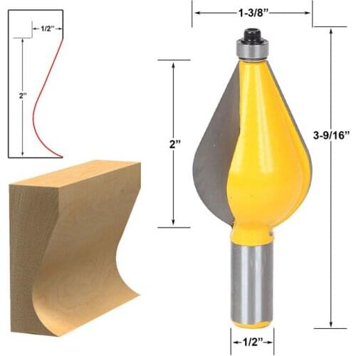 1pcs Large Furniture Foot Mold Router Bit - 1/2" Shank