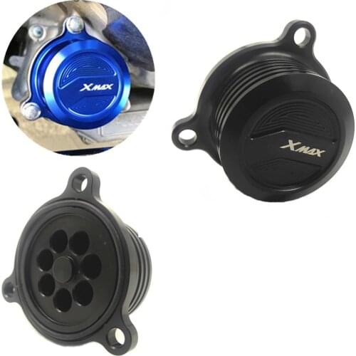 Oil Filter Cap Cover For Yamaha XMAX125 XMAX250 XMAX300 XMAX400 2017 2018 XMAX X-MAX 125 250 300 400