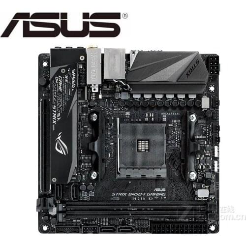 ASUS ROG STRIX B450-I GAMING desktop motherboard for AMD Socket AM4 DDR4 32GB USB2.0 USB3.1 B450 USED mainboard