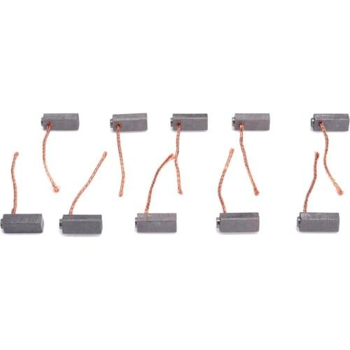 10pcs Replacement Carbon Brush Brushes Set For Generic Electric Motor 5x6x14mm