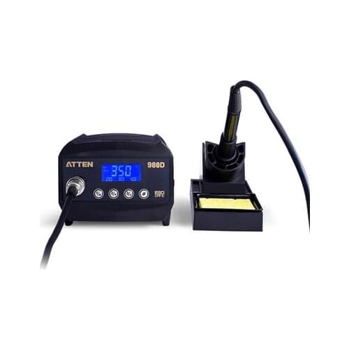 Fsat shipping ATTEN AT980D LCD Digital display ESD safe 80W Soldering Iron Station