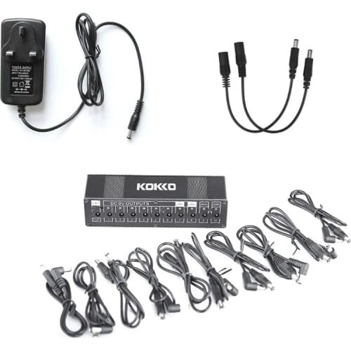 Guitar Effect Pedals Board Power Supply 10 DC Isolated Outputs For 9V/12V/18V E56D