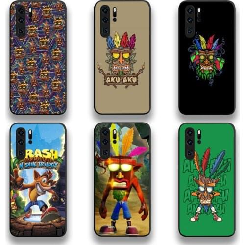 Crash Bandicoot Aku Aku Phone Case For Huawei P20 P30 P40 lite E Pro Mate 40 30 20 Pro P Smart 2020