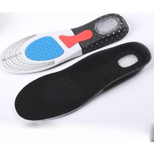 Silicone Shoe Insoles Free Size Shoe Accessories Orthotic Arch Support Sport Shoe Pad Soft Running Insert Cushion For Women Men