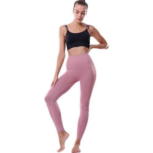 Women Gym Yoga Seamless Pants Sports Clothes Stretchy High Waist Athletic Exercise Fitness Leggings Activewear Pants