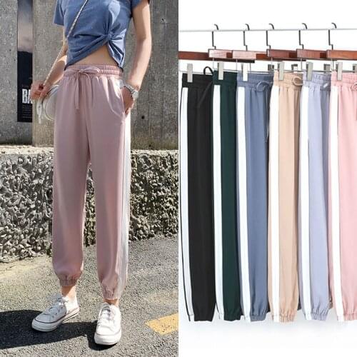 Women Pants Casual Pants Summer Loose Sports Quick-Drying Womens Pants Lantern Chiffon Spring And Autumn Pantalones De Mujer