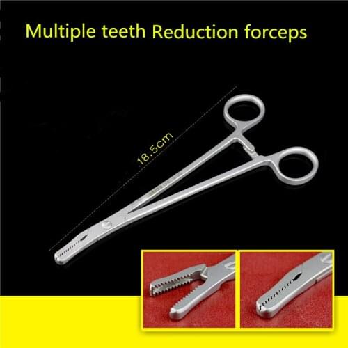 Animal orthopedic surgical instrument Medical metacarpal bone multi tooth bone holding forceps hand surgical elbow biting tool