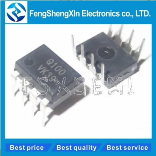 10pcs/lot Q100 FSQ100 DIP-8 LCD power supply management chip
