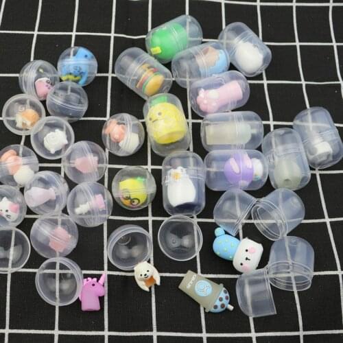 10Pcs Cute Animals Capsule Toys Ball Kids Birthday Party Favor Baby Shower Guest Gift Souvenir Giveaway Pinata Fillers Blind Box