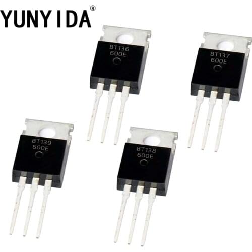 10PCS TO-220 BT136-600B BT137-600B BT138-600B BT139-600B
