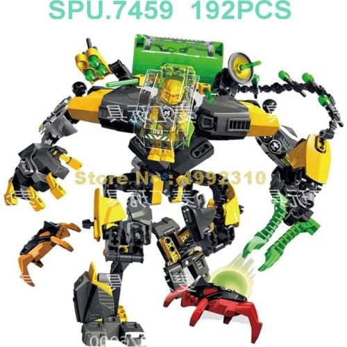 192pcs Factory 6 Soldier Evo Xl Machine Robot Building Block Toy
