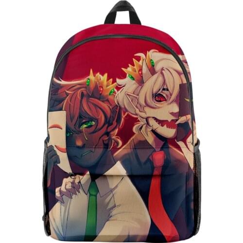 2021 3D Dream Ranboo Men Women Backpack Fabric Oxford School Bag High Capacity Teenager Girls Child Bag Travel Backpack