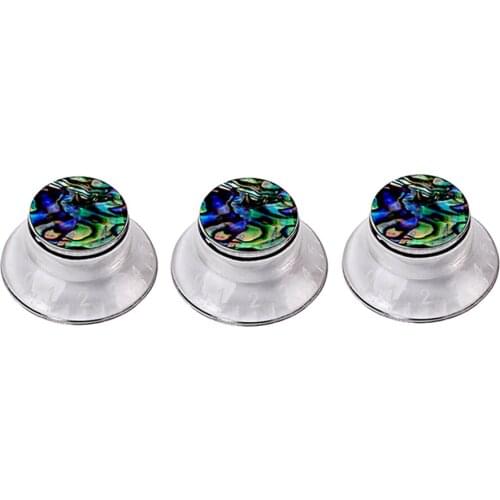3x Guitar Hat Knob for Electric Guitar Accessories Durable Plastic