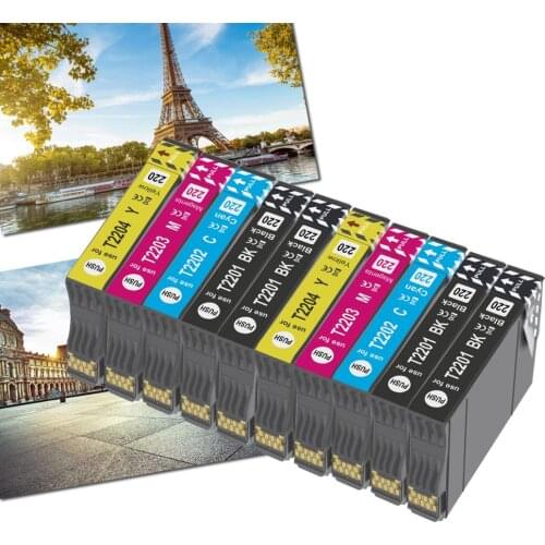 Bada 10 Compatible Epson T220 XL Ink cartridge For Epson WorkForce WF 2650 WF-2630 WF-2660 WF-2750 WF-2760 XP-320 XP-420 XP-424