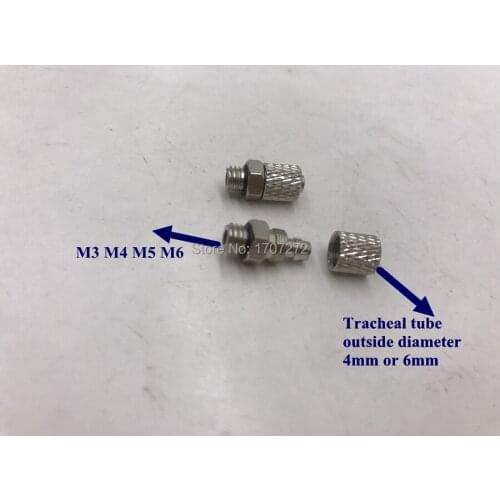 Free shipping 3pcs brass quick connectors, Pneumatic mini screw joint trachea fast silk thread through elbow