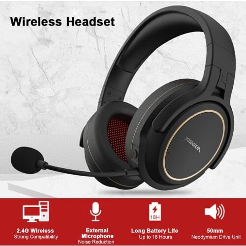 XIBERIA G01 2.4GHz Wireless HIFI stereo Game earphones bluetooth FM with mic for xiaomi iphone sumsamg tablet for PS4 and PC