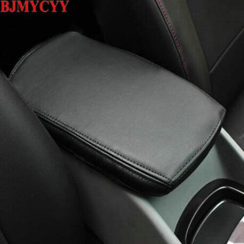 BJMYCYY Car-styling Interior trim for automobile armrest case decorative sleeve Accessories for Chevrolet Malibu 2017 2018