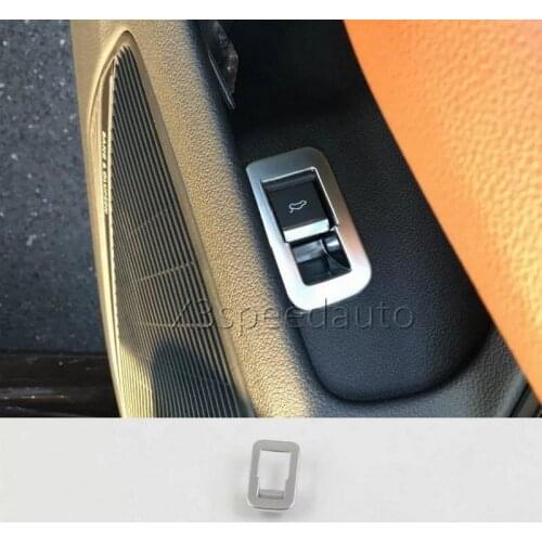 For Audi A4 B9 2016-17 Rear Open Trunk Box Cover Frame Trim 1pcs Matt Car-styling