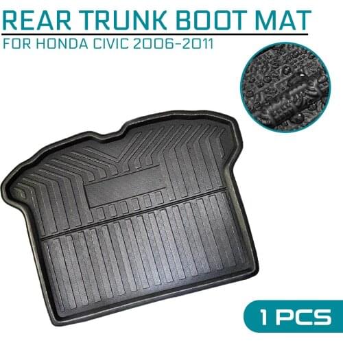 For Honda Civic 2006 2007 2008 2009 2010 2011 Car Floor Mat Carpet Rear Trunk Anti-mud Cover