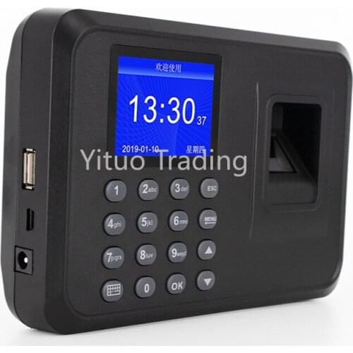 F01 New USB Communication Fingerprint Access Control Time Attendance Machine Password Commute Time Attendance Punch Machine