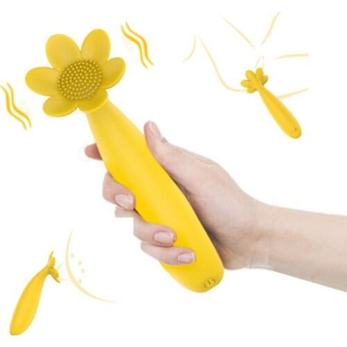 EXVOID Female Masturbator Silicone Sucking Vibrators Clitoris Stimulate Sex Toys for Women Flower Oral Sucker Strong Vibrator