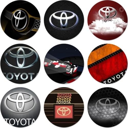 Toyotas Racing car logo Brooch Pin Cosplay Badge Accessories For Clothes Backpack Decoration Gift
