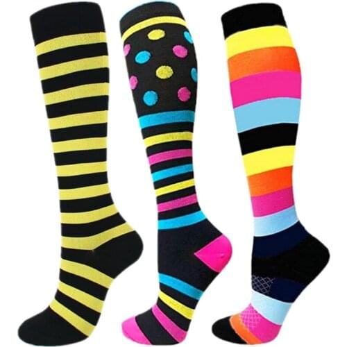 Men Women Compression Socks Fit For Sports -Best Stockings For Athletic, Edema, Diabetic, Travel Socks For Varicose Veins Socks