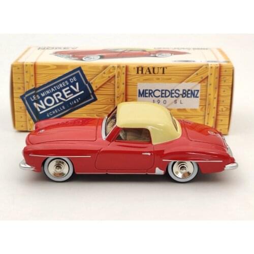 Norev 1:43 For M·B 190 SL Red CL3512 Diecast Models Limited Collection Toys